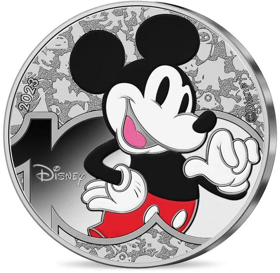 10 Euro Münze Frankreich 2023 - 100 Jahre Disney - Mickey Mouse in Kronberg im Taunus