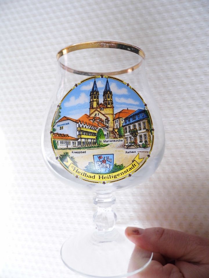 Heilbad Heiligenstadt Weinglas, Bierglas, Souvenir in Leinefelde