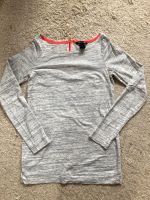 Langarm Shirt H&M Mama grau mit neon koralle Größe 36 Bremen - Neustadt Vorschau
