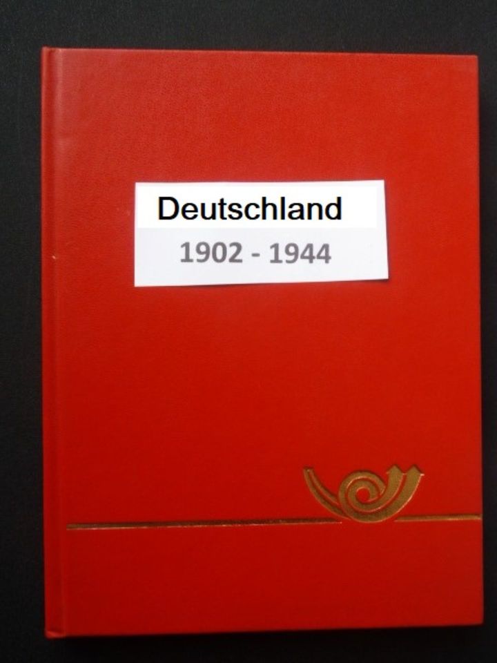 279 Deutschland Briefmarken im Album, 1902 - 1944 in Pfungstadt