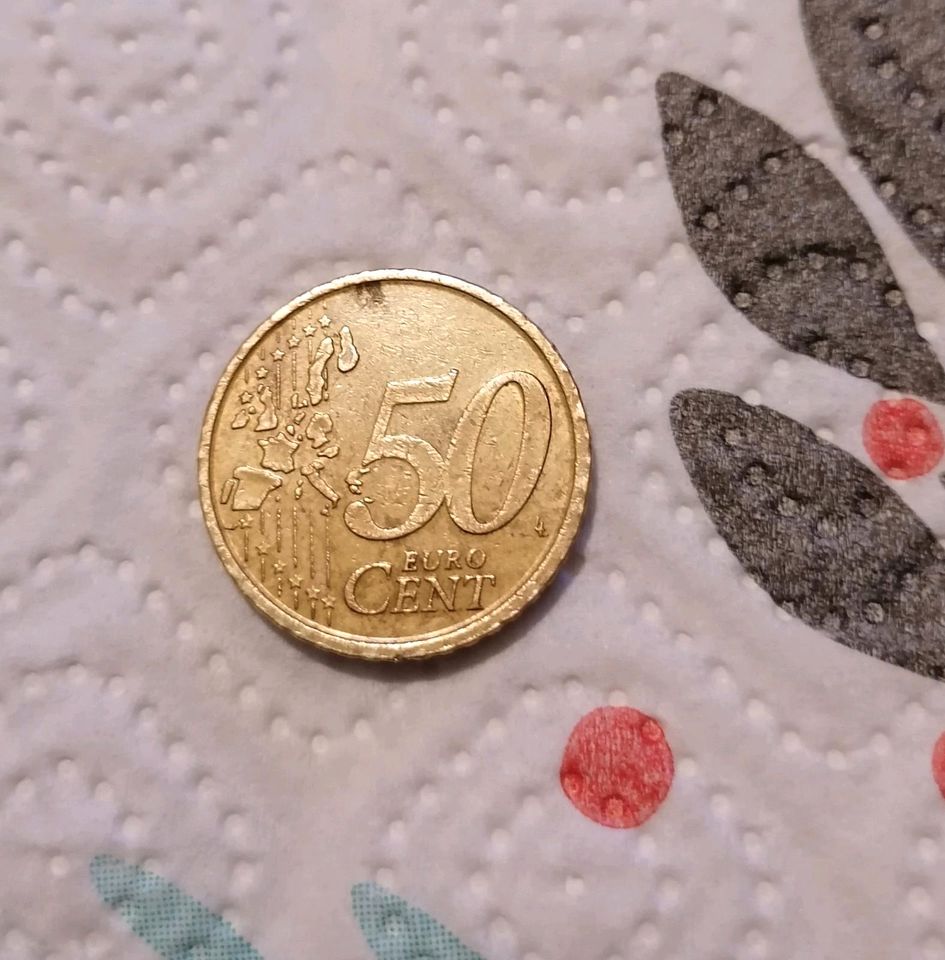 * * * 50 EURO CENT SPANIEN/2000 in Frankfurt (Oder)