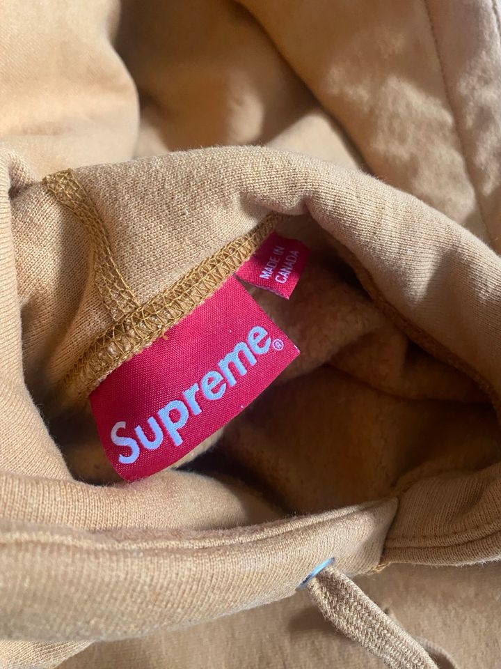 Supreme Box Logo Hoodie - Größe M , Light Mustard Neu Gelb Bogo in München