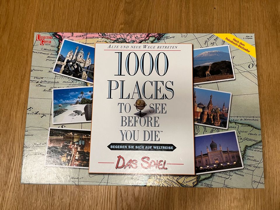 Brettspiel „1000 Places  to see before you die“ in Rottenburg am Neckar