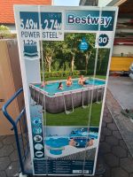 Swimmingpool / Bestway Pool OVP 5,49x2,74x1,22 m Bayern - Röfingen Vorschau