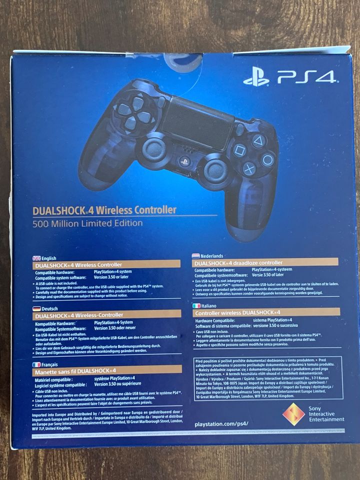 500 Million Limited Edition PS4 Controller >NEU< OVP Versiegelt in München