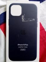 iPhone 14 plus Leder Case in schwarz oder Rot Bayern - Landshut Vorschau