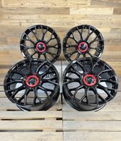 Damina DM10 18 Zoll Felgen für VW Golf 5 6 7 8 Passat Scirocco Arteon Phaeton Sharan GTI GTD GTE egolf 6R 7R 8R B5 B6 B7 B8 CC 3C 13 R 3H 3D 7N Sommerräder Winterräder schwarz rot Reifen Volkswagen Baden-Württemberg - Neckarsulm Vorschau