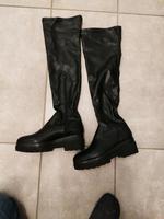 Schaftstiefel Stiefel schwarz Größe 37 Francesco Milano Top Hessen - Nidderau Vorschau
