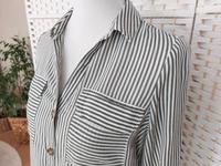 VERO MODA Damen Bluse Hemd Gr. S grün weiß gestreift Niedersachsen - Bremervörde Vorschau