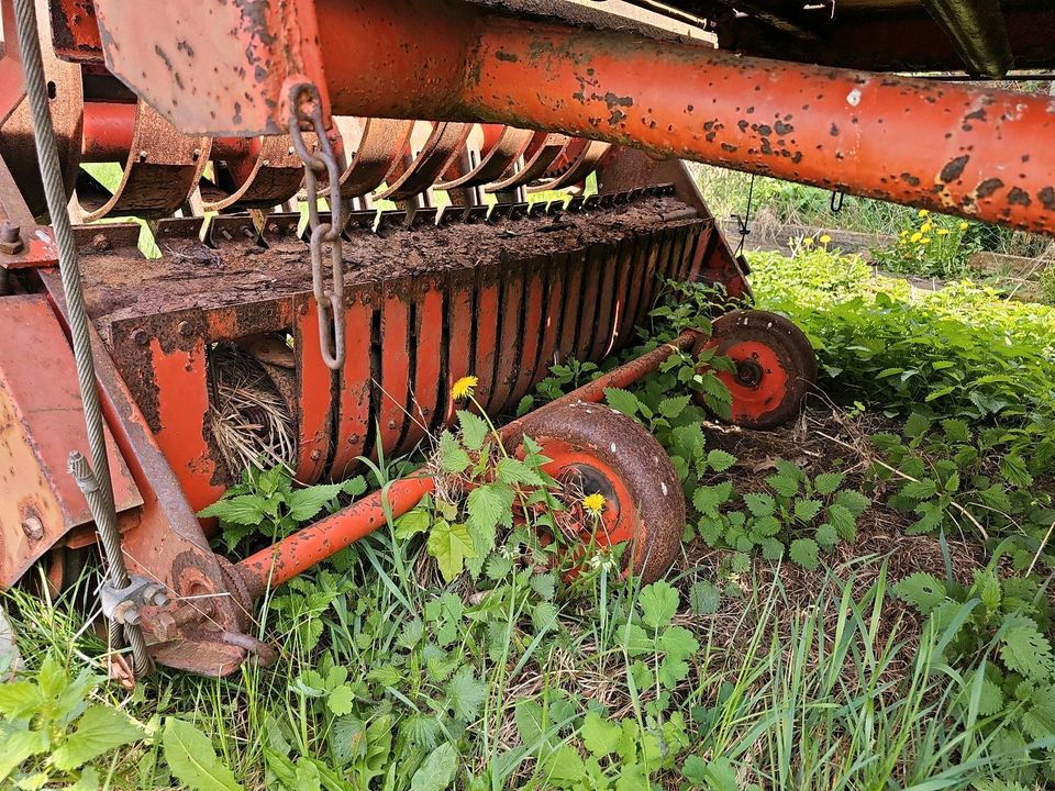 Heuaufnahme Anhänger Traktor in Hoyerswerda