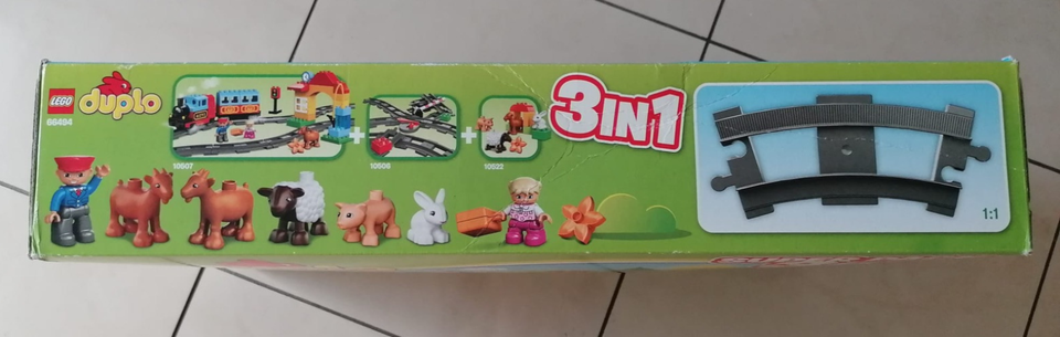 Lego DUPLO - 3in1 Sup.Pack (66494) +Eisenbahn Starter Set 10507+1 in Essen