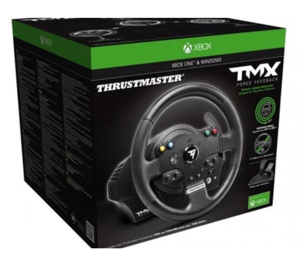 THRUSTMASTER TMX Gaming Lenkrad Turnier-Stil mit Pedale WIE NEU! in Schwäbisch Hall