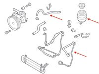 Audi A4 8K B8 Behälter Servoölbehälter + Saugschlauch + Rücklaufl Baden-Württemberg - Gottmadingen Vorschau