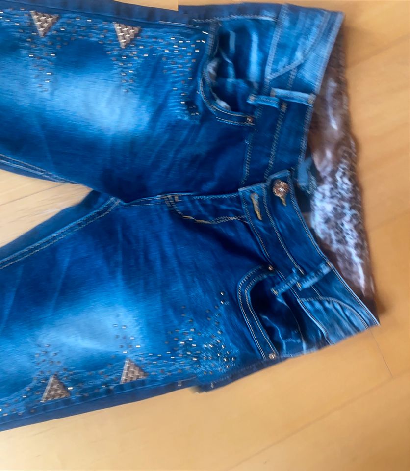 Ausgefallene Jeans Denim Damen 40 in Waakirchen
