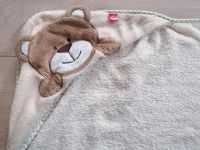 Beige Baby Kuschel Decke Teddy Kapuze, ca. 70x80cm Nordrhein-Westfalen - Windeck Vorschau