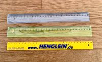 3 Lineale - 30cm - Kunststoff - Top Zustand Bayern - Uttenreuth Vorschau