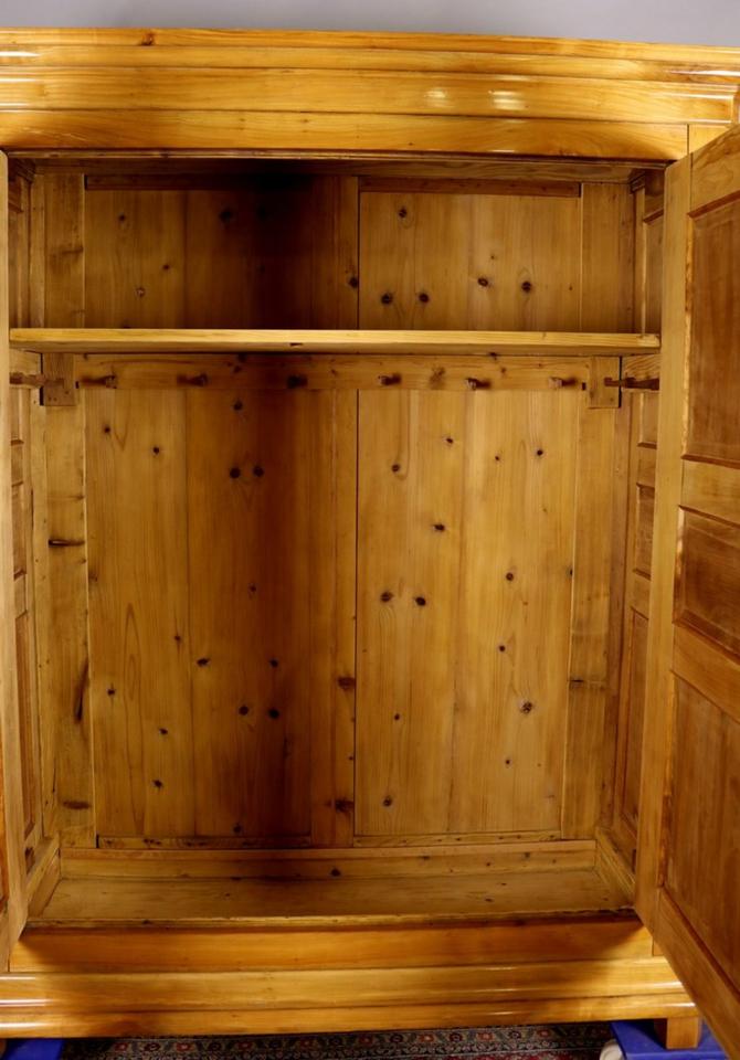 Toller antiker Kirschbaum Schrank Biedermeier um 1860  #12515 in Walldorf