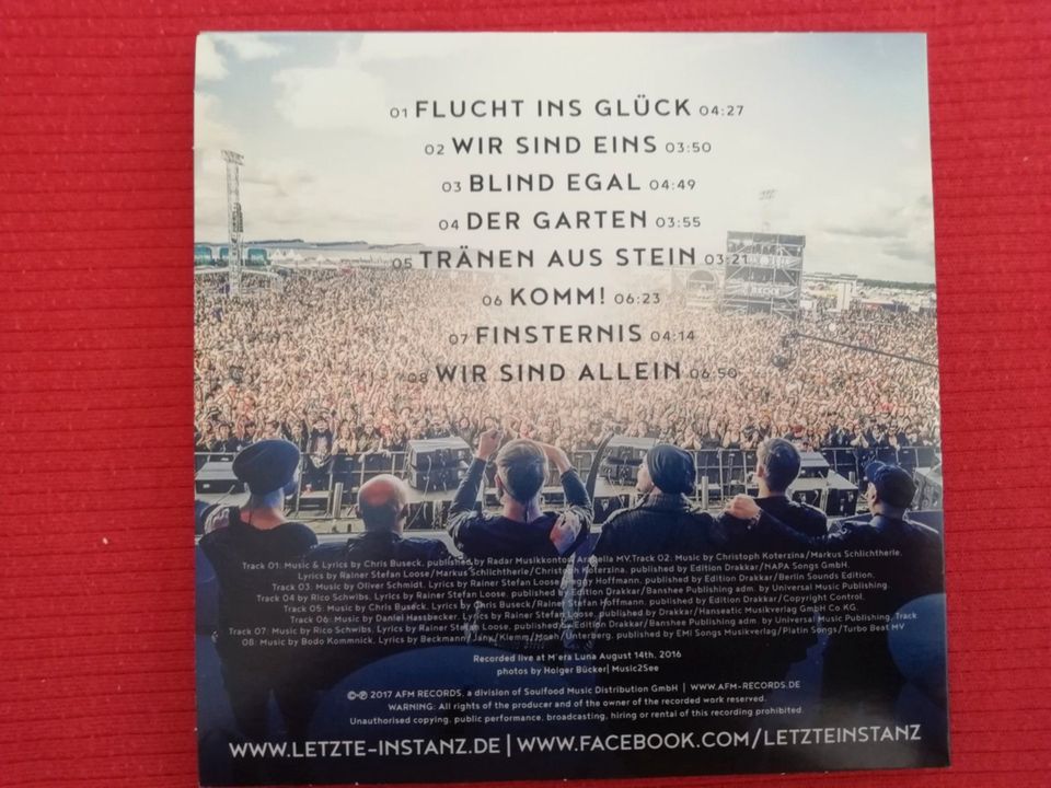 CD Box Set  "   Letzte Instanz   "    Morgenland in Buggingen