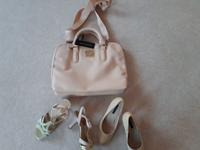 Pastellfarbene Pumps, Sandalette und passende Businesstasche Dresden - Laubegast Vorschau