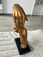 Deko Skulptur Gold "Skulptur two Hands" Niedersachsen - Burgdorf Vorschau