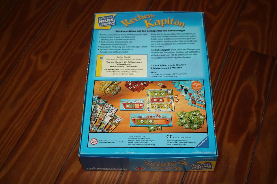 Ravensburger Rechenkapitän Rechenspiel 1. Klasse Zahlen Zählen in Mehlbek