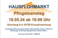 Hausflohmarkt in Kronprinzenkoog - Heute ab 10 Uhr Dithmarschen - Marne Vorschau