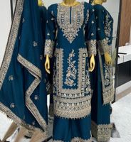 Heavy suit in blau indien afghan pakistan Niedersachsen - Munster Vorschau