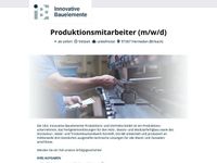 Produktionsmitarbeiter (m/w/d)/Herrieden Bayern - Herrieden Vorschau