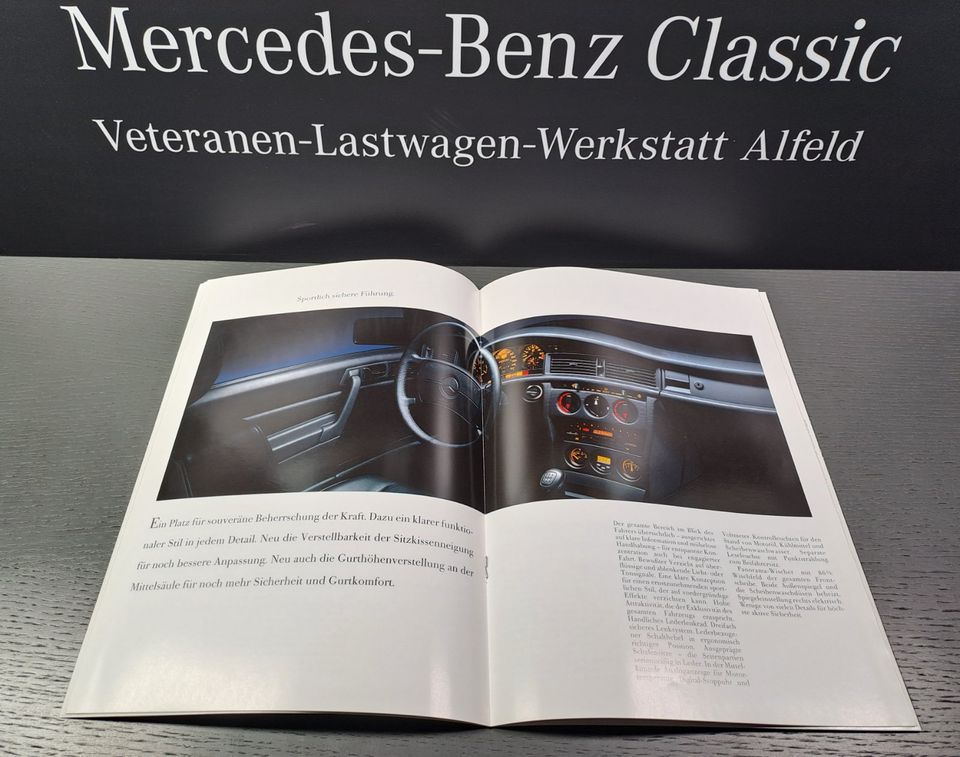 Mercedes-Benz 190E 2.5-16 W201 Katalog 8/1988 in Alfeld (Leine)