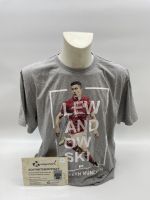 Bayern München T-Shirt Robert Lewandowski signiert  COA XL Nordrhein-Westfalen - Lünen Vorschau