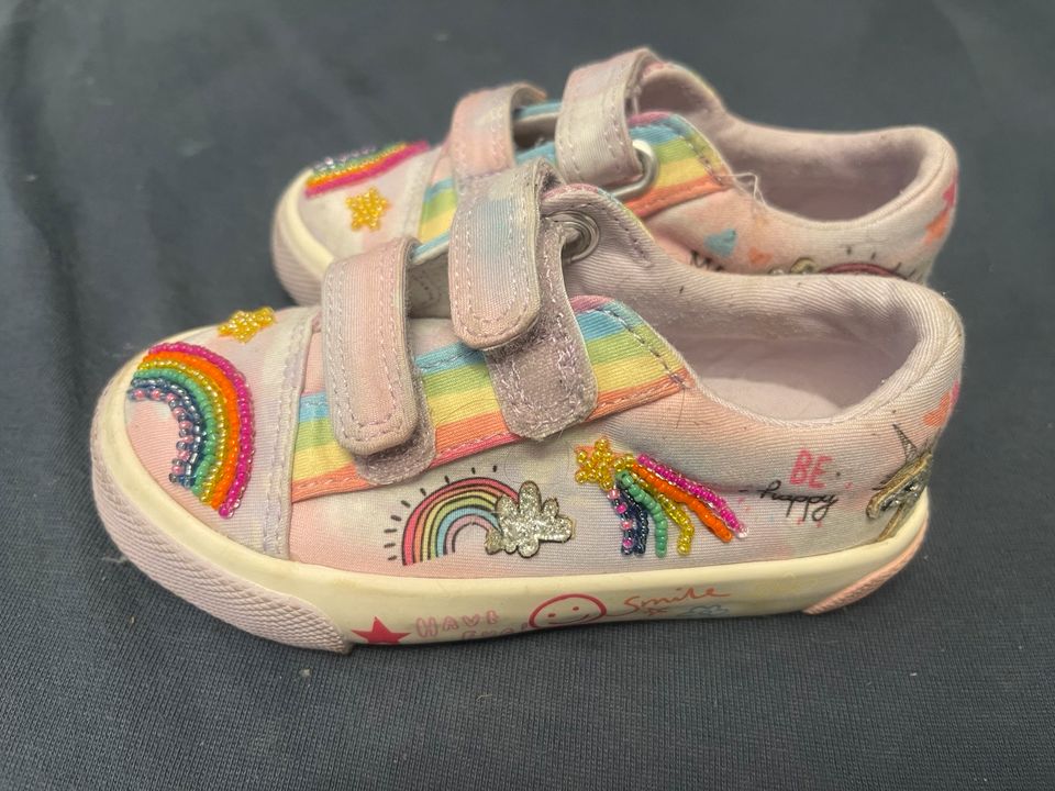 Regenbogen Einhorn Schuhe Gr.23 von next Sneaker in Großwallstadt