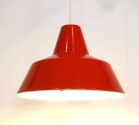 Original Louis Poulsen Lampe Werkstattlampe Dänemark Orange 70er Friedrichshain-Kreuzberg - Friedrichshain Vorschau