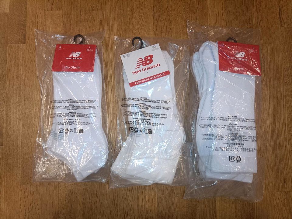 9 Paar New Balance Socken Gr. 43-46 Neu! in Suhl