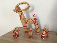 4 Strohfiguren Weihnachtsdeko aus Stroh Elch / Hirsch / Reh Bambi Niedersachsen - Oldenburg Vorschau