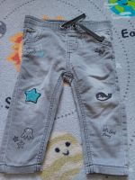 Baby unisex Jeans Hose grau maritim Topomini Gr. 80 Niedersachsen - Pattensen Vorschau