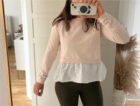 Edited cropped Pullover mit integrierter Long Bluse Gr. 38 Rosé Frankfurt am Main - Nordend Vorschau