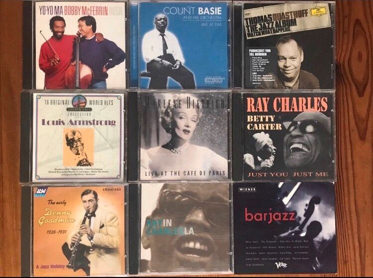 9 CDs Jazz Marlene, Yo Yo Ma,Armstrong, Ray Charles, Count Bassie in Berlin