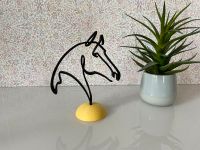 Line Art - Pferd mit Sockel - Dekoration - 3D Druck Thüringen - Bad Blankenburg Vorschau