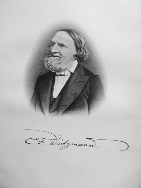 Weitzmann Geschichte des Clavierspiels und Clavierliteratur 1879 in Königsbach-Stein 