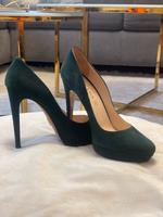 Prada Pumps in Dunkelgrün Berlin - Charlottenburg Vorschau
