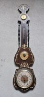 braune retro/vintage Wanduhr inkl. Thermometer und Barometer Essen - Essen-Kray Vorschau