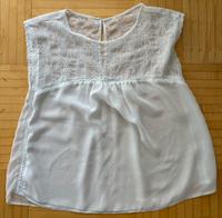 Stradivarius Bluse weiß, Stickerei/Spitze, XS Berlin - Tempelhof Vorschau