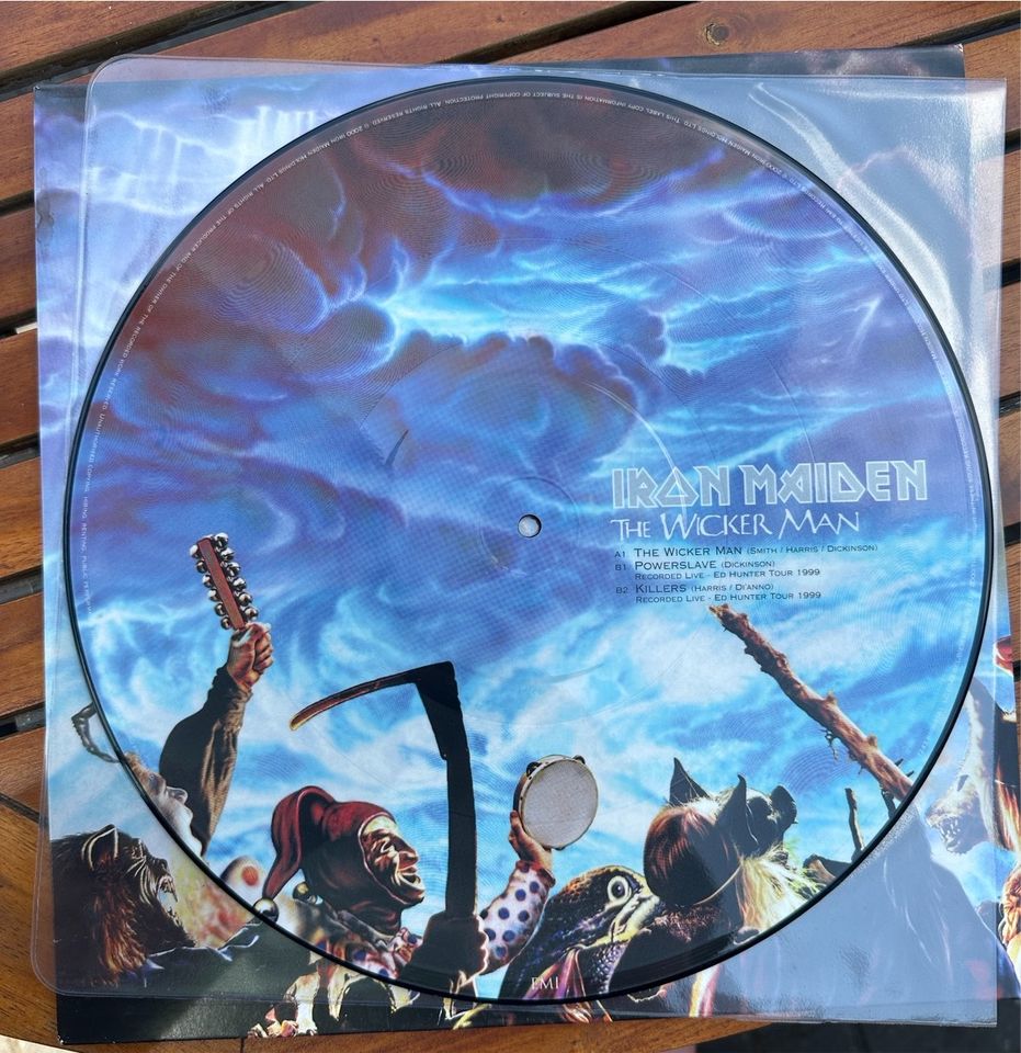 Iron Maiden Picture Disc 12“ The Wicker MAN „unbespielt“ in Zetel