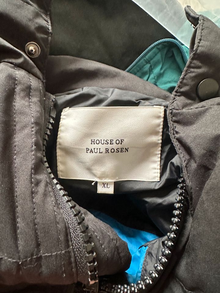 Schwarze Winterjacke, House of Paul Rosen, XL in Berlin