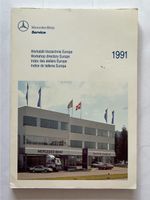 Mercedes-Benz Werkstatt-Verzeichnis Europa 1991 Nordrhein-Westfalen - Stadtlohn Vorschau