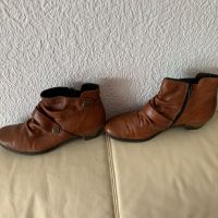 Rieker warme Leder Stiefeletten Gr. 40 Camel wNeu Nordrhein-Westfalen - Herzogenrath Vorschau