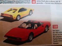 Ferrari 308 GTB  /  GTS    Bericht in Oldtimer MARKT Nordrhein-Westfalen - Herne Vorschau