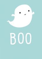 Poster BOO Little Ghost Geist 50x70 Deko Kinderzimmer Hannover - Mitte Vorschau