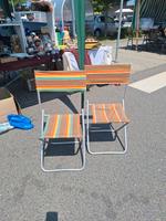 2x DDR Camping Klappstuhl Aluminium Ostalgie Sachsen - Freital Vorschau