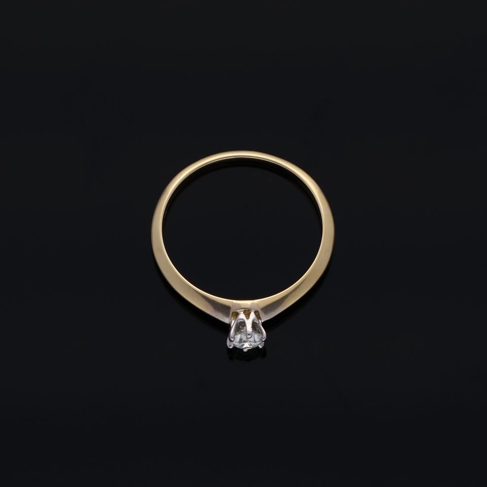 Tiffany & Co. Diamant Ring Größe 51 0.18 ct Gelbgold 750 VVS1 in Bremen